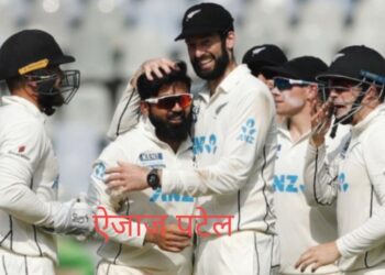 न्यूजीलैंड के स्पिनर ऐजाज पटेल 10 विकेट लेने वाले टेस्ट क्रिकेट के 144 साल के इतिहास में तीसरे गेंदबाज बने