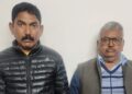 एसटीएफ व झारखंड पुलिस की कार्रवाई में झारखंड के भाजपा नेता जीतराम मुंडा की हत्या के दो आरोपित वाराणसी के मिंट हाउस तिराहे के पास दबोचे गये