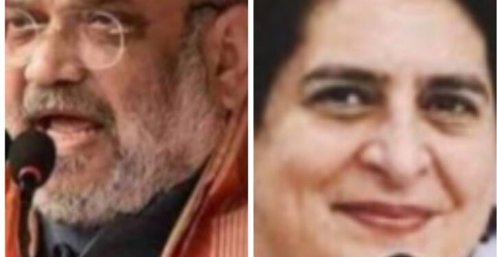 UP assembly elections 2022 : सियासी जंग में अमित शाह सहारनपुर पहुंचे, मुरादाबाद में प्रियंका गांधी की प्रतिज्ञा रैली