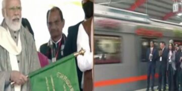 प्रधानमंत्री नरेंद्र मोदी ने कानपुर में मेट्रो रेल परियोजना की शुरुआत की, कहा- भारत की विकास यात्रा की बागडोर संभालें युवा