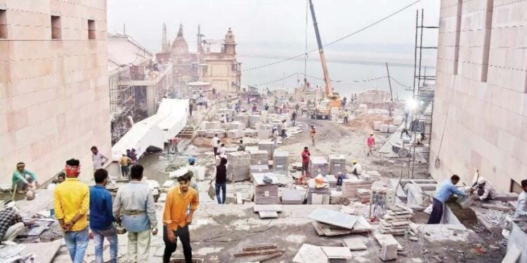  काशी विश्वनाथ कॉरिडोर अब अपनी पूर्णता की ओर है, 13 दिसम्बर को होने वाले लोकार्पण की तैयारी