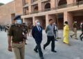 वाराणसी में श्रीकाशी विश्वनाथ कॉरिडोर की सुरक्षा व्यवस्था देखने पहुंचे मुख्य सचिव और पुलिस महानिदेशक