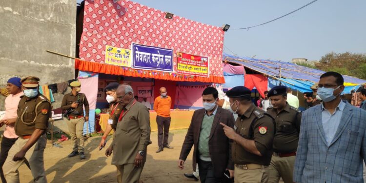 वाराणसी के सीर गोवर्धन में रविदास जयंती की तैयारियों और सुरक्षा व्यवस्था पूरी