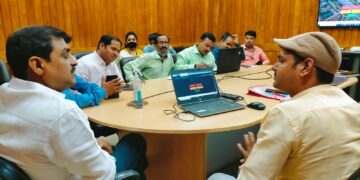 इंटीग्रेट रोड एक्सीडेंट डेटाबेस परियोजना एप के संबंध में स्वास्थ्य विभाग को दिया गया ट्रेनिंग