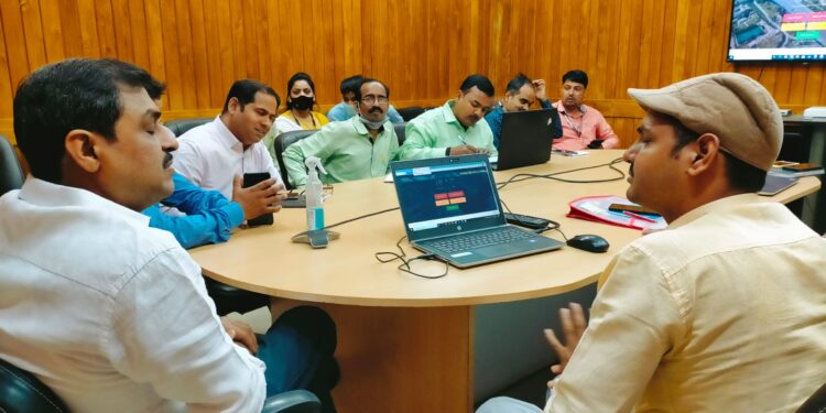 इंटीग्रेट रोड एक्सीडेंट डेटाबेस परियोजना एप के संबंध में स्वास्थ्य विभाग को दिया गया ट्रेनिंग