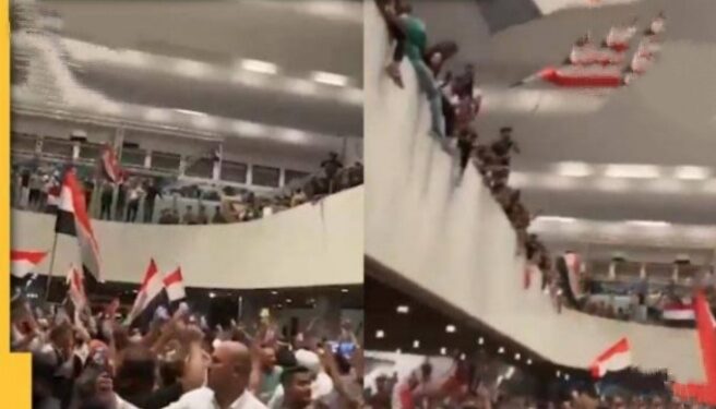 Baghdad Parliament Protest