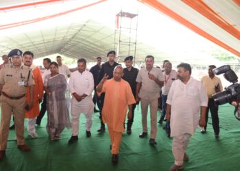 CM Yogi visit in Varanasi