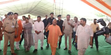 CM Yogi visit in Varanasi