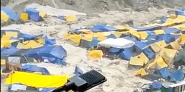 cloud burst near amarnath gufa