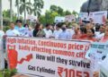 protest of opposition parties