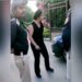 Woman Abuses Guard 