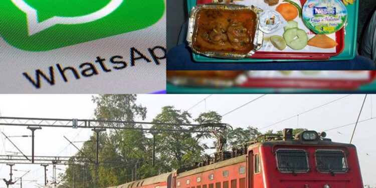 food on train