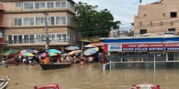 Flood in varanasi