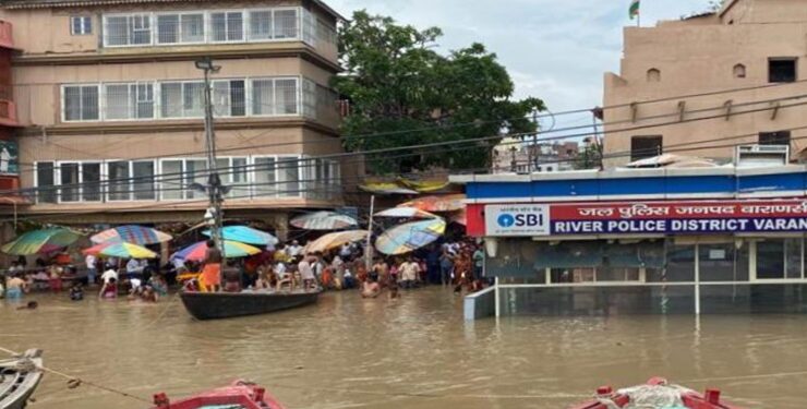 Flood in varanasi