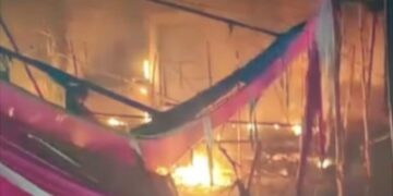 Fire Accident in Bhadohi