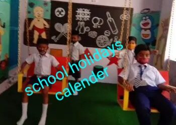 School Holidays calender