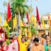 भक्त उठे झूम जब मची त्रि-देव की धूम
