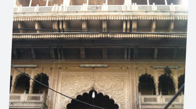 Banke Bihari Temple Corridor