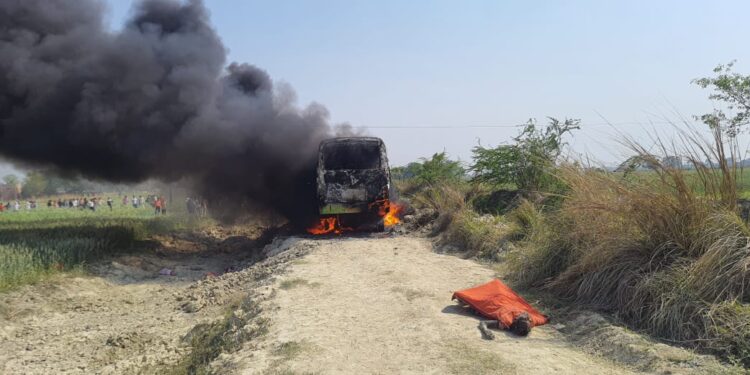 accident in ghazipur