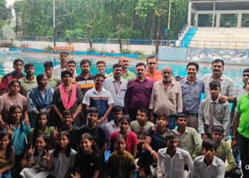 District swimming competition