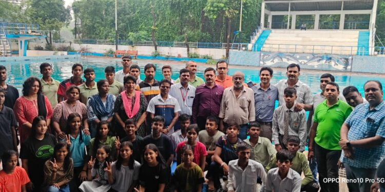 District swimming competition