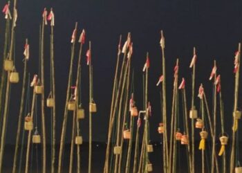 कार्तिक मास आरंभ, आकाशदीपों से जगमगा उठा आसमा