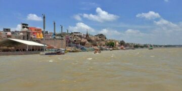 Ganga water level in Varanasi