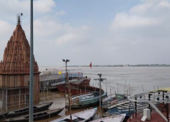 Ganga water level in Varanasi