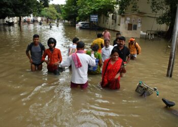 Rain in Varanasi