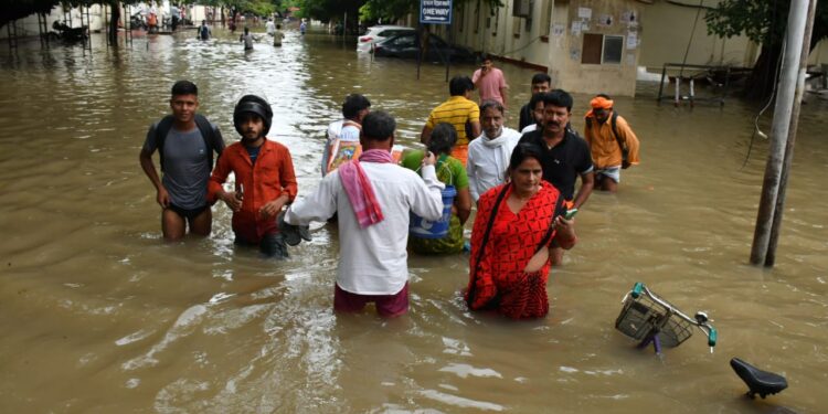 Rain in Varanasi