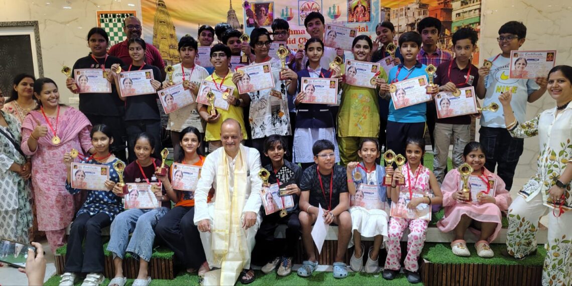 सुषमा जोशी मेमोरियल ओपन रैपिड शतरंज टूर्नामेंट में तेजस्व बने चैंपियन