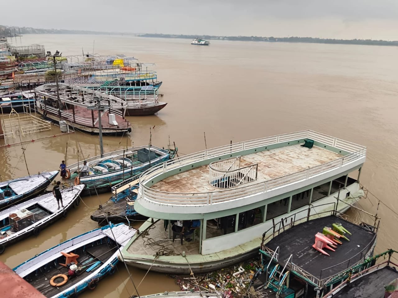 Ganga crossed the warning point