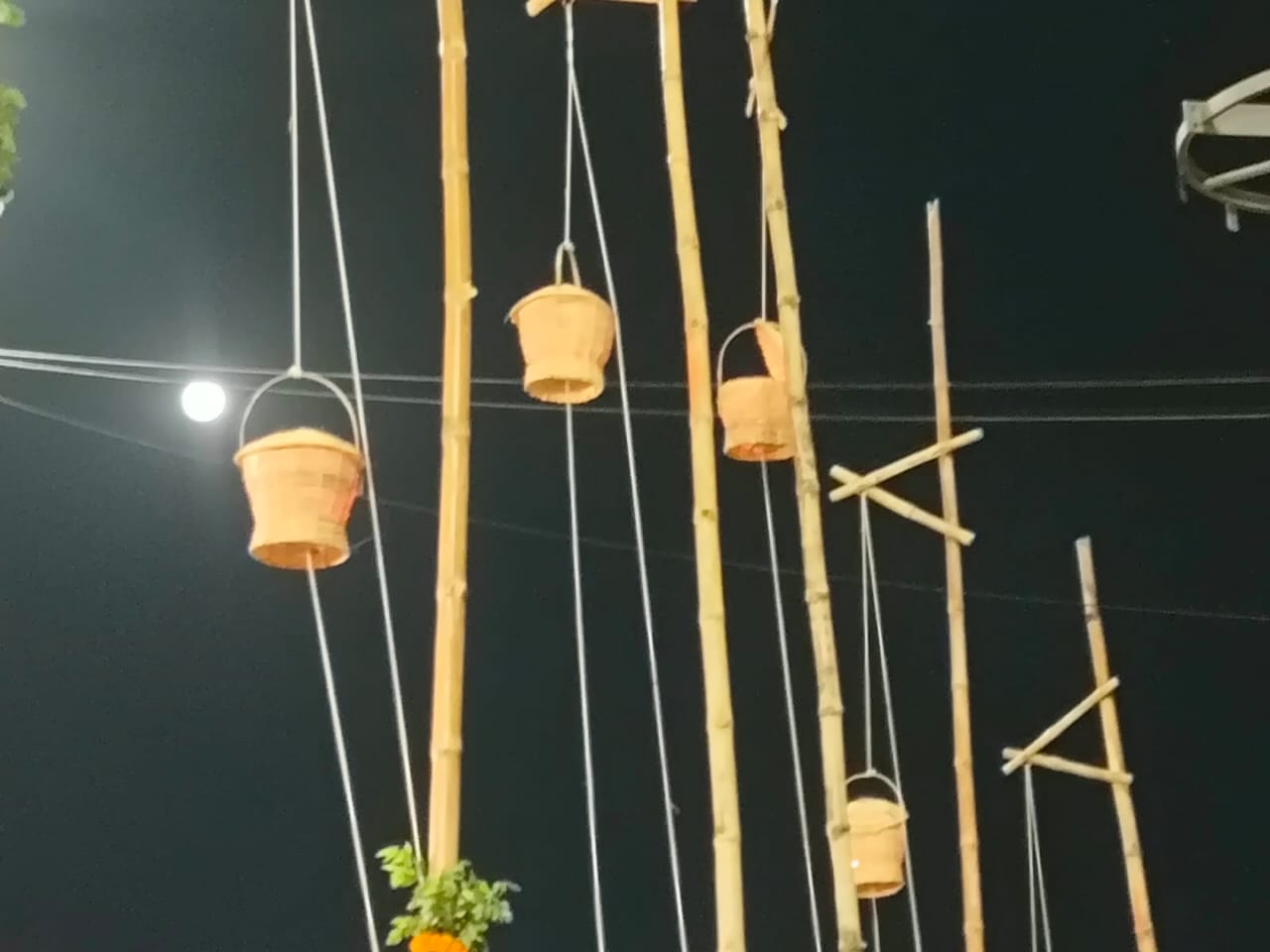 Sky-lamp at the Ghat